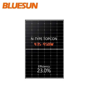 BLUESUN 450 Wp JET Topcon N Type PV Modul BSM450M10-54NHS Longi LR5-54HTH 450M