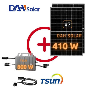 Balkonanlage:  DAH Solar 820 Wp | TSUN TSOL-MS800AC