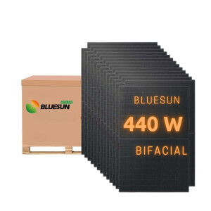 36x BLUESUN 440 Wp Bifacial Topcon N Type Palette PV...