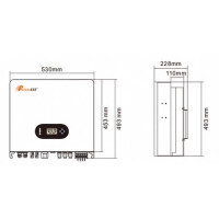 Felicity Solar Hybrid Wechselrichter 5kW, 1-phasig, Hybrid, VDE mit integriertem Laderegler und WiFi-fähig NEU