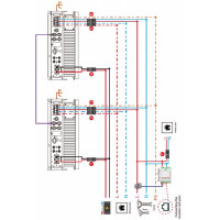 Felicity Solar Hybrid Wechselrichter 5kW, 1-phasig, Hybrid, VDE mit integriertem Laderegler und WiFi-fähig NEU