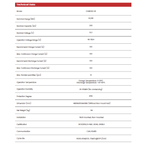 Chisage Speicher 10kWh CE48200-W Niedervolt Speicher 51,2V für Chisage Wechselrichter NEU