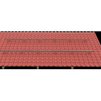 Montagesystem Ziegeldach für 4 Module (Set 1)