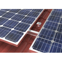 Premium Montagesystem Ziegeldach für 4 Module (Set 2)
