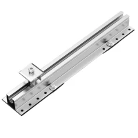 Metall-Dach Montagesystem – Kurz-Schienen-Set für 4 Module | Trapezblech