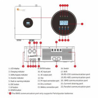 Felicity 8 kW Niedervolt Hybrid Wechselrichter OFF-Grid 1-phasig IVEM8048