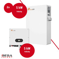Solar-Kompaktpaket 5kW + 10kWh - Felicity T-REX 1-Phasig