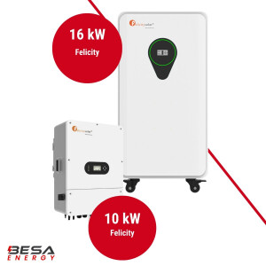 Solar-Mediumpaket 10kW + 16kWh - Felicity T-REX...