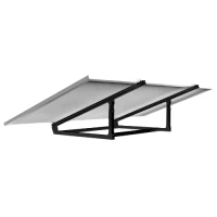 Universal Halterung in schwarz - 1 Solarmodul am Balkon, Wand oder Fläche
