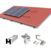 Montagesystem Ziegeldach für 2 Module (Set 1)