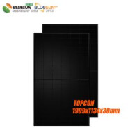 36x Bluesun Solar 530 W BSM530M10-60HNH HALF CELL TOPCON Bifazial Full Black Solarmodul 530 Wp
