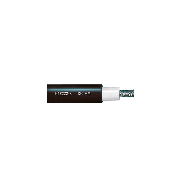 50m - Solarkabel H1Z2Z2-K Solarleitung 1x4 mm² schwarz, 50 m Ring (DIN EN 50618, erdverlegbar)