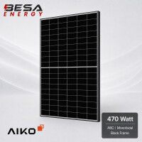 37x AIKO Solar 470W Glas-Glas Black Frame Neostar 2P+ AIKO-A470-MAH54Dw Solarmodul ABC-Technologie Palette