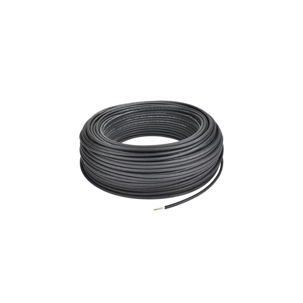100m - H1Z2Z2-K Solarleitung 1x6 mm² rot, 100 m Ring (DIN EN 50618, erdverlegbar)