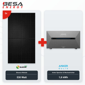 Anker Solarbank 2 AC BKW 2x Bluesun 530W (1060 W)